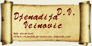 Đenadija Veinović vizit kartica